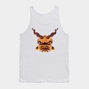 Oni mask (wood) Tank Top